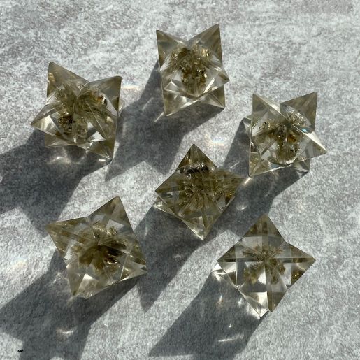 Orgonite Merkaba - Black Tourmaline 2cm Orgonite Merkaba - Black Tourmaline 2cm